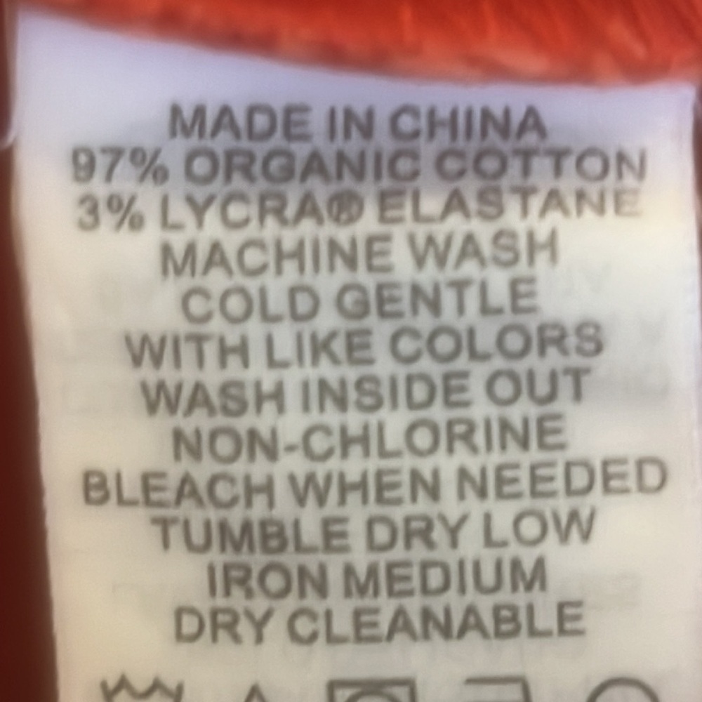 PrAna Orange Tess Organic Cotton Hiking Shorts Women's Size 14 - Picture 8 of 9